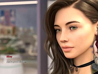 Naked coed in dressing room sparks wild anime brothel game