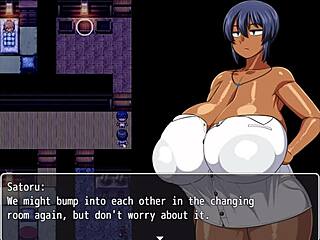 i'm natsuki, the tanned hentai girl in ep 7, all men jerk off to my huge tits