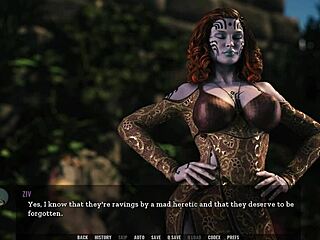 Tales from the Unending Void 19 - Busty Alien Craves My Tongue and Hard Cock in Wild 3D Porn Game