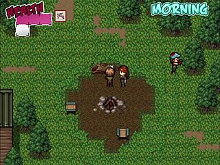 Watching Porno with Busty Milf in Hentai Game - Zombies Retreat Part 5