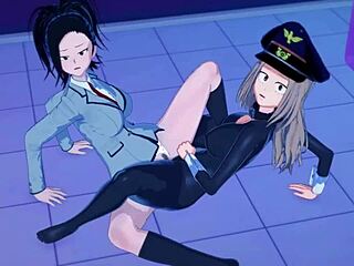 Hey, wanna see Yao Momo and Camie Utsushimi bang in costume?