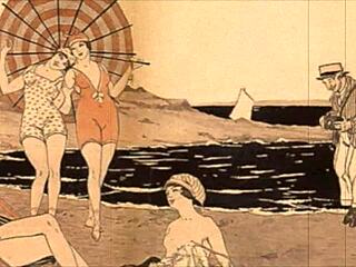 रेट्रो एनिमे हentai स्टाइल विंटेज इरोटिक इलस्ट्रेशन