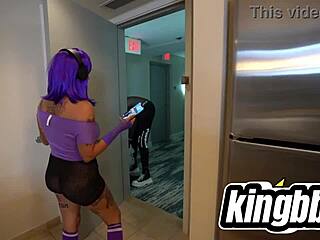 Halloween Trick with Big Black Cock Surprise