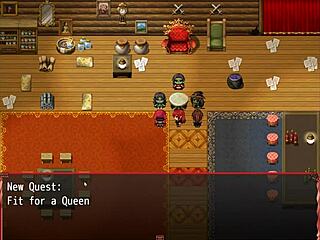 harem in another world harem hentai game ep 14 redhead milf block him with her giant tits