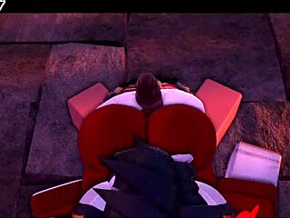 Succubus Delivers Wild Thighjob in Rough 3D Hentai Anime Action