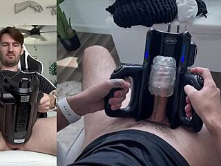 First Time with Xspacecup XT5 Auto-Stroker Feels So Wild