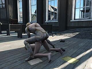 Katsu Dominates Fallout 4 Commonwealth with Wild Blonde Action