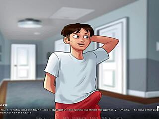 in summertime saga, she chooses a flute and demonstrates oral skills