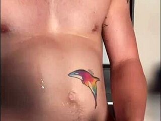 Twink Jerks Off in Sunlight with Monster Cock Emotions