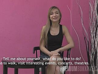 Premium Bukkake - Katy Swallows Huge Mouthful Cumshots