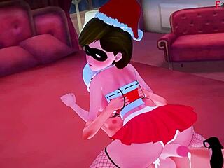 Elastigirl bangs the wrong Santa in The Incredibles full movie on Ptrn or Sheer Fantasyking3