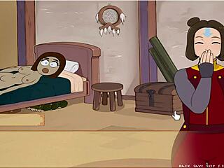 what’s up with this big anime booty in four element trainer book 5?