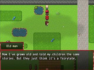 harem in another world harem hentai game ep 14 redhead milf block him with her giant tits