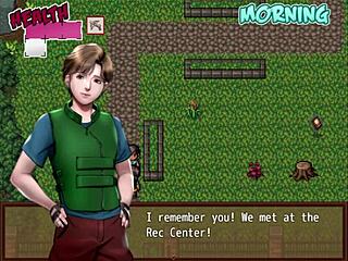 Watching Porno with Busty Milf in Hentai Game - Zombies Retreat Part 5