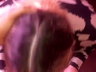 Anime blonde slut loves sucking cock and getting cum in mouth