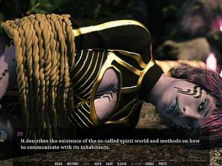 Tales from the Unending Void 19 - Busty Alien Craves My Tongue and Hard Cock in Wild 3D Porn Game