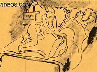 Vintage erotic drawings from classic cartoon archives