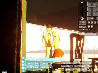 Gal rides shota in wild hentai game with big tits squirting. Tattoo adds edge.