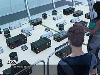 Stranded in space, planning hardcore fucks with busty Indian milf