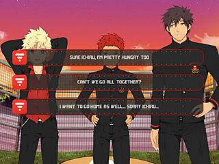 In this anime game, rushing through common bits in Bacchikoi Ichiru route part 02