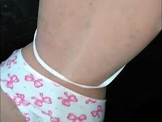 bonequinha in new panties as a cute hentai sex toy for amateurs