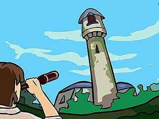 Fairytale prince saves his desperate princess in steamy hentai parody.