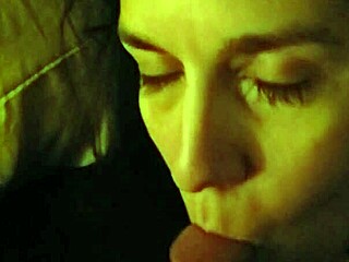 Hot amateur gives blowjob and gets throatfucked