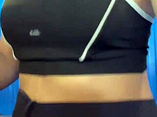 pussy training hot in crowded bathroom with creampie and orgasm 😍