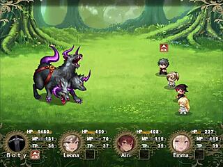 formando um grupo com tres garotas muito gostosas e virgens big-breasted adventurer cuckold harem rpg parte 1