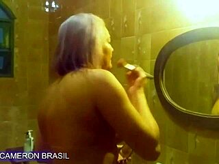 behind the scenes of a porn film with actress cameron brasil. raw interracial action unfolds!