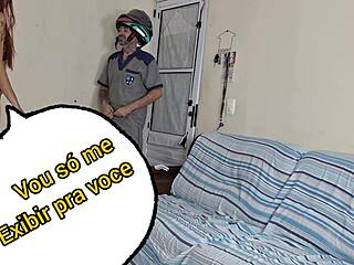 i watch my old skinny wife get delivery from motoboy in just panties