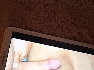 yo, wanna see this masked skinny chick covered in cum on her ass?