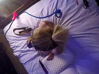 Hidden camera catches Mossimo and Roxy with a monster dildo!