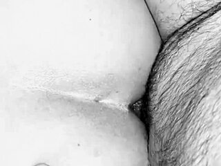 Colombian Big Ass Takes Monster Cock in Hard Anal. Black and White Intense Fucking!