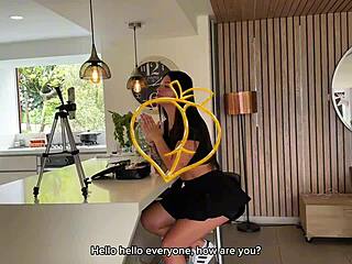 Spanish Friend Salome Gil Fucks Me with Huge Cock