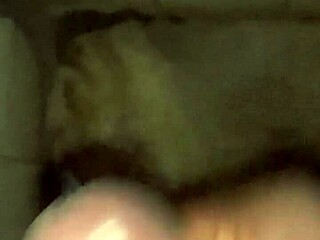 Teasing with a big cock while stroking solo in secret.