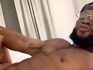 Katrina Thicc Sucks Random Big Black Cock in Wild Interracial Blowjob Scene with Muscular Lover.