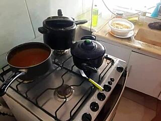 Brazilian babe handles huge cock with brutal blowjob skills. She’s wild with big tits on display!