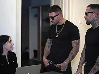 Young Britney Dutch offers her tight mouth for relentless fucking in a wet deepthroat session.