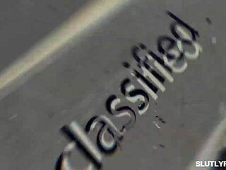 Shoplifter Amber Summer stripped and searched by officer Rusty Nails after theft