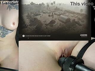 Twitch streamer strips for Rust game as chat teases with vibrator. Part 2 of wild webcam action unfolds.