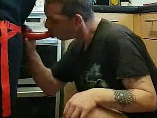 Pegging my boyfriend's ass in kitchen, public cornfield, and bathroom for wild ass-to-mouth action part 9