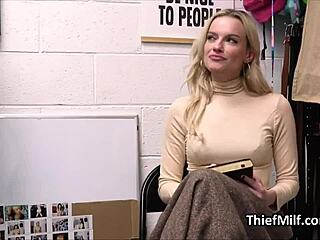 Caught this cougar sneaking dildos from the office