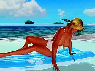 Hey, check out this tanned nude babe