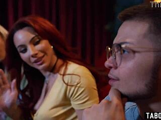 guy with pussy tag teamed by hot trannies