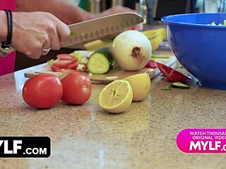 mckenzie lee, the hot german milf, rides her husband in cowgirl during lockdown, sucking his cock and getting her big ass fucked.