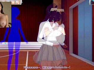 Yoruichi's intense anime journey continues in part 2 with thrilling hentai game action until the end.