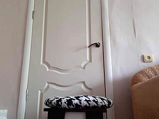 Secretary with Big Tits Masturbates Wet Pussy in Red Miniskirt at Risky Office Spot