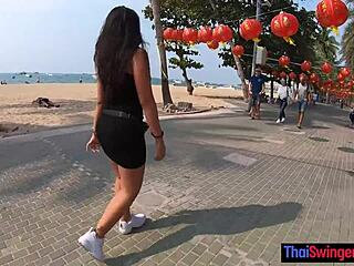 Big ass Thai teen amateur films hardcore porno with huge cock tourist!