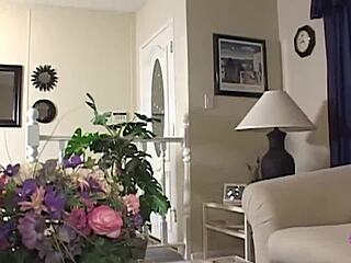 Latina Catches Girlfriend Masturbating and Joins with Strap-On